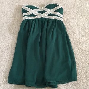 Strapless Beaded Dress